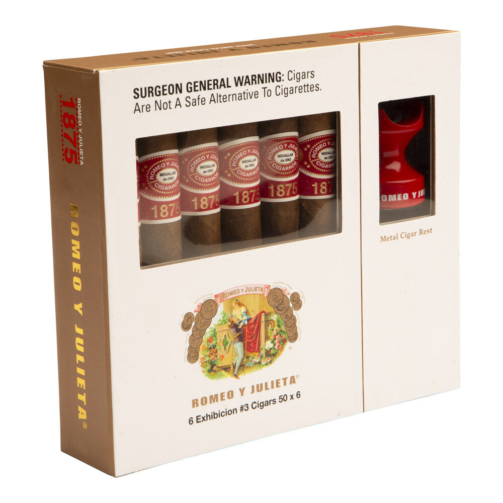 6ct Romeo Sampler + Cigar Rest, , jrcigars
